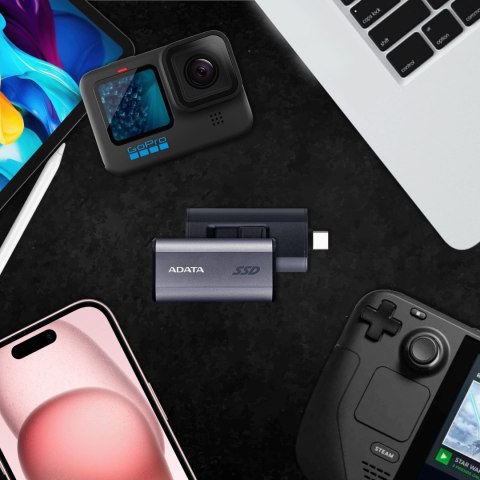 Adata Zewnętrzny dysk SSD SC750 500GB USB3.2C 1050/1000 MB/s