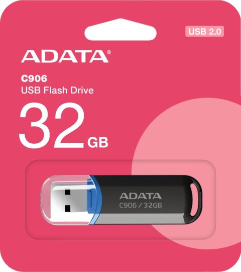 Adata Pendrive C906 32GB USB2.0 czarny
