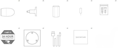 Kamera IP Reolink GO Series G330 biała z panelem solarnym