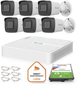 Zestaw do monitoringu Hilook 6 kamer IP IPCAM-B4-P 4MP 2.8mm