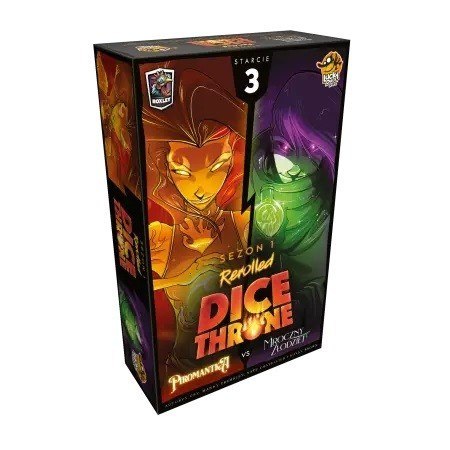 Gra Dice Throne Starcie 3 Piromantka vs. Mroczny złodziej Gra Dice Throne Starcie 3 Piromantka vs. Mroczny złodziej