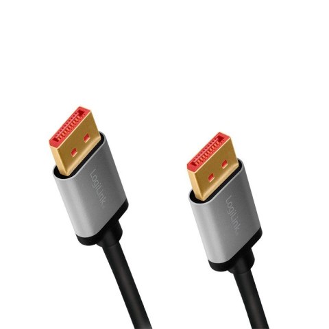 Kabel DisplayPort 8K/60 Hz,DP/M do DP/M aluminiowy 1m Kabel DisplayPort 8K/60 Hz,DP/M do DP/M aluminiowy 1m