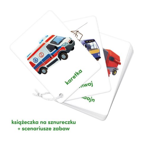 Karty obrazkowe na sznurku - Pojazdy Karty obrazkowe na sznurku - Pojazdy
