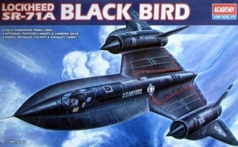 Model plastikowy SR-71 Blackbird 1/72 Model plastikowy SR-71 Blackbird 1/72