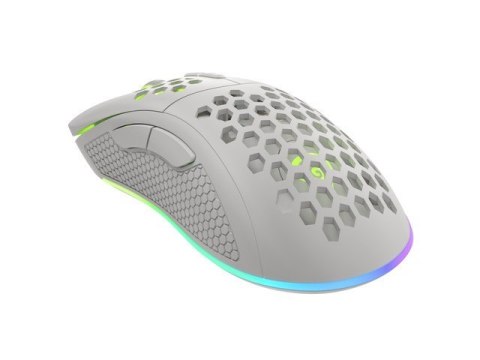 Mysz Krypton 555 8000DPI podświetlenie RGB Biała