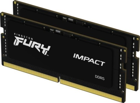 Pamięć DDR5 SODIMM Fury Impact 64GB(2*32GB)/4800 CL38 Pamięć DDR5 SODIMM Fury Impact 64GB(2*32GB)/4800 CL38