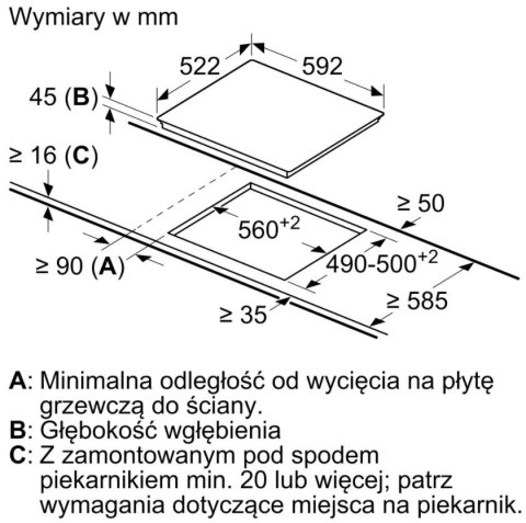 Płyta ceramiczna PKN631FP2E Płyta ceramiczna PKN631FP2E
