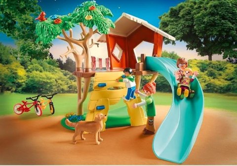 Klocki Zestaw z figurkami Family Fun 71001 Domek na drzewie ze zjeżdżalnią Klocki Zestaw z figurkami Family Fun 71001 Domek na drzewie ze zjeżdżalnią