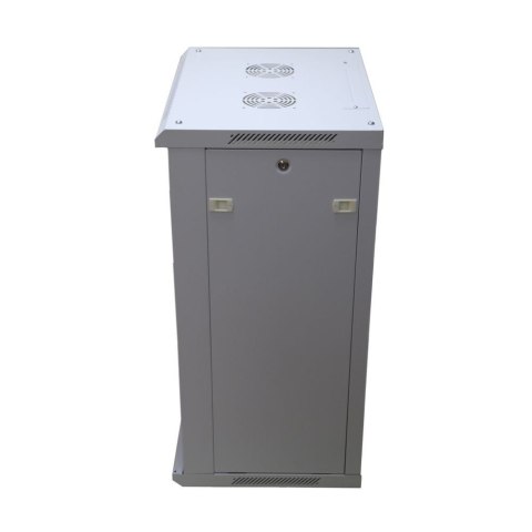 Szafa rack 18U 600x600mm szara wisząca Szafa rack 18U 600x600mm szara wisząca