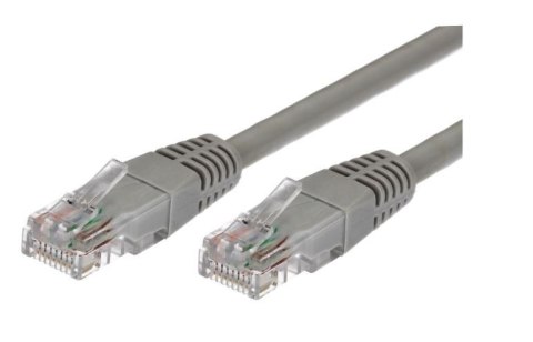 Kabel Patchcord miedizany kat.6 RJ45 UTP 2m. szary - paczka 10 sztuk Kabel Patchcord miedizany kat.6 RJ45 UTP 2m. szary - paczka 10 sztuk