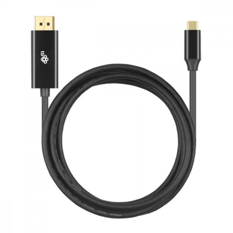 Kabel USB C - Displayport 2m czarny Kabel USB C - Displayport 2m czarny