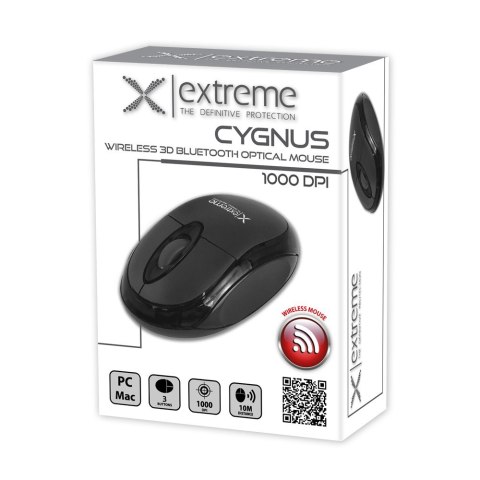 Mysz Bluetooth 3D Cyngus Czarna Mysz Bluetooth 3D Cyngus Czarna