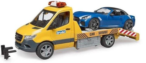 Pojazd Mercedes Sprinter laweta pomocy drogowej z modułem świetlno-dźwiękowym Pojazd Mercedes Sprinter laweta pomocy drogowej z modułem świetlno-dźwiękowym