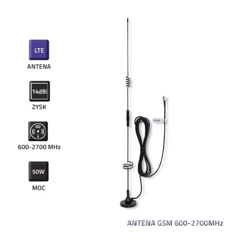 Antena GSM 600-2700MHz | Wewnętrzna Antena GSM 600-2700MHz | Wewnętrzna