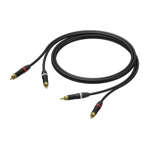 Kabel 2x Męski RCA/Cinch - 2x Męski RCA/Cinch Ultraflex 1,5m - PRA800/1.5 Kabel 2x Męski RCA/Cinch - 2x Męski RCA/Cinch Ultraflex 1,5m - PRA800/1.5