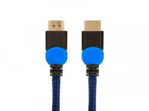 Kabel HDMI 2.0 niebiesko-czarny 1,8m, GCL-02