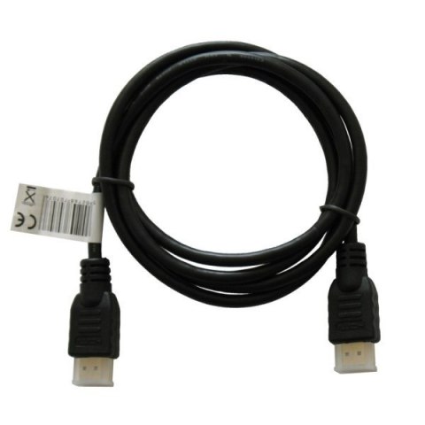Kabel HDMI (M) 2m, czarny, złote końcówki, v1.4 high speed, ethernet/3D wielopak 10 szt., CL-05 Kabel HDMI (M) 2m, czarny, złote końcówki, v1.4 high speed, ethernet/3D wielopak 10 szt., CL-05