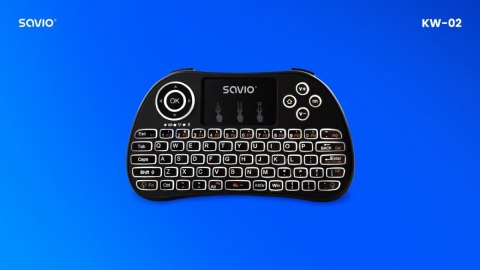 Klawiatura podświetlana bezprzewodowa TV Box, Smart TV, konsole, PC, KW-02 Klawiatura podświetlana bezprzewodowa TV Box, Smart TV, konsole, PC, KW-02