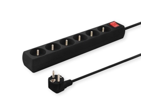 Listwa zasilająca 6 gniazd 5m, LZ-04 Listwa zasilająca 6 gniazd 5m, LZ-04
