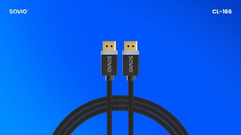 Kabel DisplayPort (M) v1.4, 2m, CL-166 Kabel DisplayPort (M) v1.4, 2m, CL-166