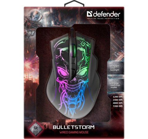 Mysz gamingowa przewodowa Bulletstorm GM-928 72000 dpi 7P Mysz gamingowa przewodowa Bulletstorm GM-928 72000 dpi 7P