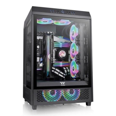 Obudowa - The Tower 500/Black tg*3/ 120mm*2 Obudowa - The Tower 500/Black tg*3/ 120mm*2