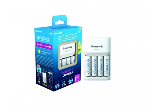 Eneloop ładowarka Smart and Quick BQCC55+AA 4 sztuki Eneloop ładowarka Smart and Quick BQCC55+AA 4 sztuki