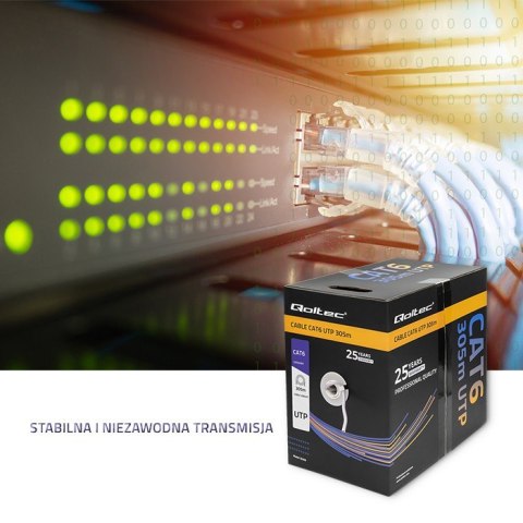 Kabel sieciowy/skrętka UTP | CAT6 | 305m Kabel sieciowy/skrętka UTP | CAT6 | 305m