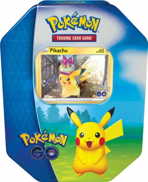 Karty Pokémon Go Tin Box Pikachu Karty Pokémon Go Tin Box Pikachu