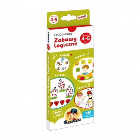 Książeczka Zabawy logiczne dla dzieci od 4-5 lat Książeczka Zabawy logiczne dla dzieci od 4-5 lat