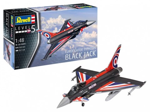 Model plastikowy Eurofighter Black Jack 1/48 Model plastikowy Eurofighter Black Jack 1/48