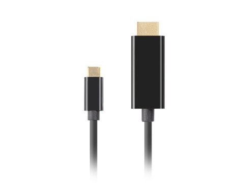 Kabel USB-C(M)->HDMI(M) 4K 60HZ czarny Kabel USB-C(M)->HDMI(M) 4K 60HZ czarny