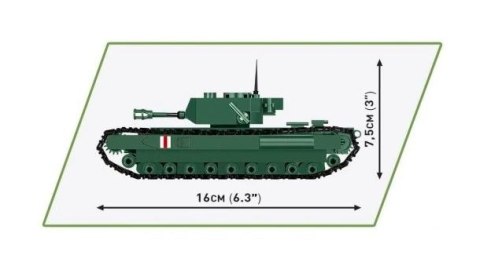 Klocki HC WWII Churchill MK.IV 315 elementów Klocki HC WWII Churchill MK.IV 315 elementów