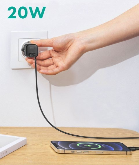 PA-B1 Black Omnia Mini Ładowarka sieciowa 1xUSB-C Power Delivery 20W 3A PA-B1 Black Omnia Mini Ładowarka sieciowa 1xUSB-C Power Delivery 20W 3A