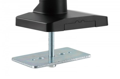 Ramię biurkowe pojedyncze z zaciskiem, 1xLCD, max. 35", max. obciążenie 15kg, ze sprężyną gazową