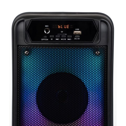 Głośnik FLAMEBOX UP MT3177 Bluetooth 5.0/FM/MP3/MicroSD/USB/RGB/RMS 14W/PMPO 600W