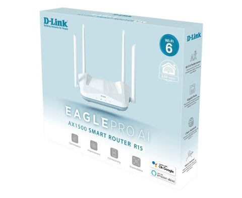 Router R15 Smart AX1500 1xWAN 3xLAN Router R15 Smart AX1500 1xWAN 3xLAN