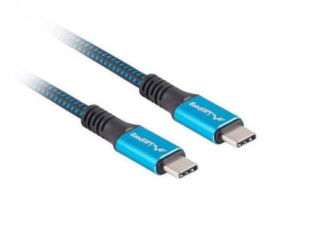 Kabel USB-C M/M USB4 1.2m 100W 8K 60HZ czarno-niebieski Kabel USB-C M/M USB4 1.2m 100W 8K 60HZ czarno-niebieski