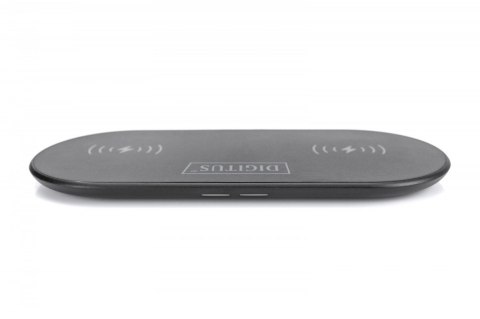 Ładowarka bezprzewodowa indukcyjna 15W Qi Duo-Power 1m USB-C Czarna