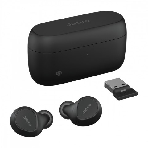 Słuchawki bezprzewodowe Evolve2 Buds USB-A MS Bezprzewodowa podkładka ładująca Słuchawki bezprzewodowe Evolve2 Buds USB-A MS Bezprzewodowa podkładka ładująca